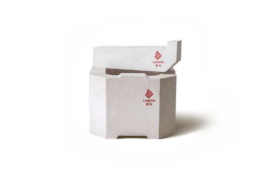 Thermal Shock Resistance Refractory Bricks Pouring Corundum Mullite Fire Bricks For Glass Melter