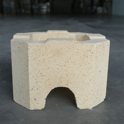 ZS-63 Precast Block Or Zircon Refractories Brick Custom Dimensional Style