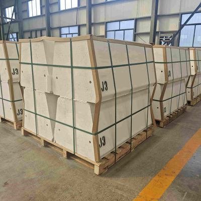 White Mullite Corundum Refractory Items with Customized Design mgo c brick kiln materials