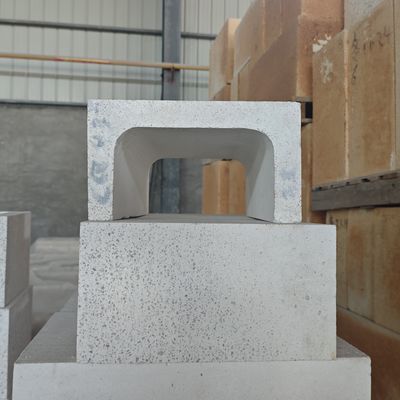 Alumina Silica Brick Cylindrical Design and Suitable for Glass Melting Furnaces
