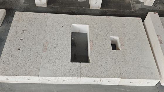 Fe2O3 Content ≤0.8% Sillimanite Bricks Mullite Heat Resistant Articles For Applications