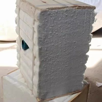 Ceramic fiber module aluminum silicate thermal insulation cotton furnace refractory high-temperature thermal insulation block electric furnace thermal insulation folding block