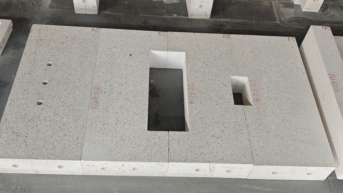 Fe2O3 Content ≤0.8% Sillimanite Bricks Mullite Heat Resistant Articles For Applications
